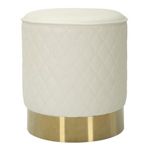 Puf redondo de ecopiel cm ø36x39