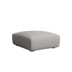 Puf reposapiés gris 93 x 102 cm