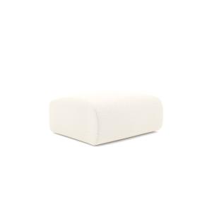 Puf tejido bouclette crema