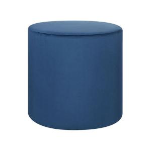 Puf terciopelo azul oscuro 47 cm 47 cm 46 cm