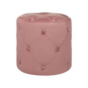 Puf terciopelo rosa 40 cm 40 cm 40 cm