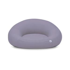Puf xxl flotante para piscina 140x120x60 cm gris