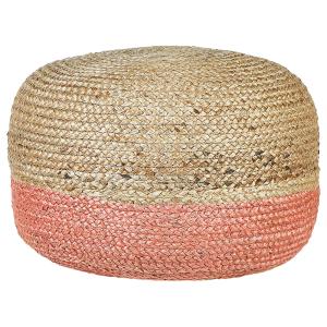 Puf yute rosa 50 cm 50 cm 40 cm