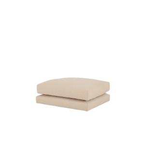 Puff beige de 97x80cm