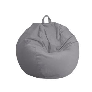 Puff Pera Gigante XXL terciopelo - 120x150 cm - Gris
