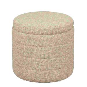 Puff Pouffe Beige  H40.5xB42xL42cm