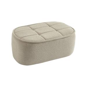 Puff, reposapiés para sillón boni de 1 plaza, beige
