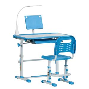 Pupitre infantil 80x49.5x104 cm azul