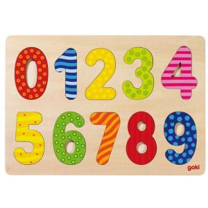 Puzzle d'encastrement Chiffres 0-9