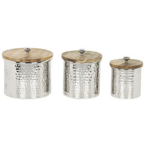 Recipiente plateado