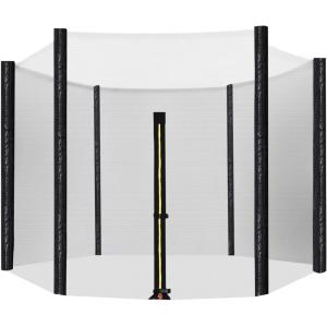 Red de protección para cama elástica de 244 cm de color neg…