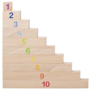 Réglette de calcul en bois 36 éléments