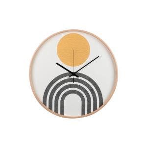 Reloj blanco de madera 60x4,5x60cm