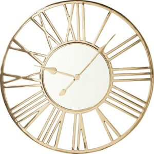 Reloj de acero dorado D80