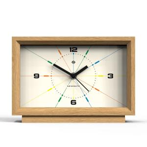 Reloj de mesa en roble claro