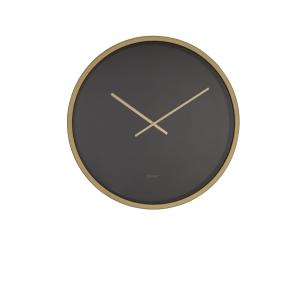 Reloj de metal negro y dorado d60