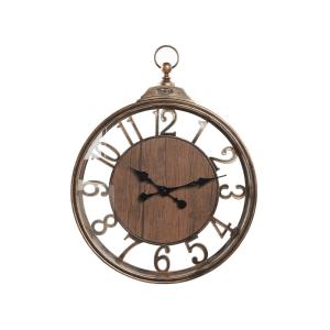 Reloj de pared 40 cm marrón