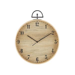 Reloj de pared 40 cm marrón claro