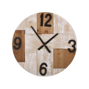 Reloj de pared 60 cm derivado de madera madera clara