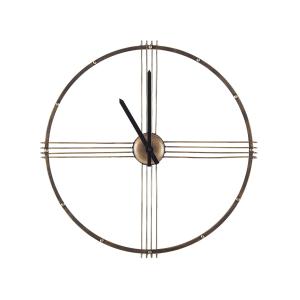 Reloj de pared 64 cm metal dorado