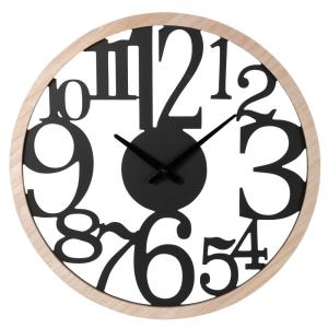 Reloj de pared bicolor 50 cm