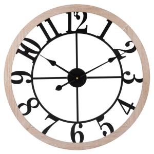 Reloj de pared bicolor D.60 cm