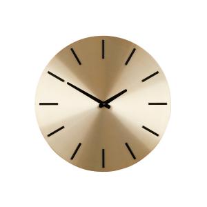 Reloj de pared de aluminio oro d35,5