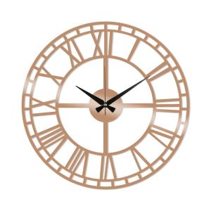 Reloj de pared de metal cobre ø48 cm