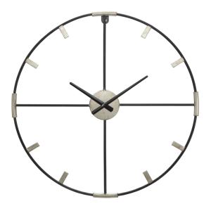 Reloj de pared de metal dorado ø cm 60x3,5