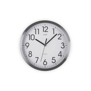 Reloj de pared en aluminio blanco 20 cm