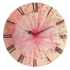 Reloj de pared en mdf multicolor ø30 cm