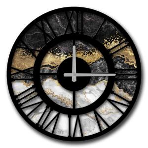 Reloj de pared en mdf multicolor ø50 cm