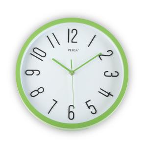 Reloj de pared en plástico bverde