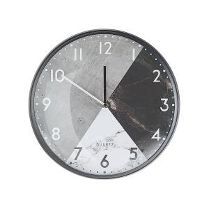 Reloj de pared gris negro ø33 cm