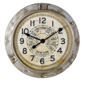 Reloj de pared industrial de metal con efecto envejecido D.…