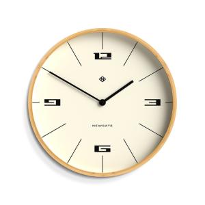 Reloj de pared moderno redondo de metal rojo vivo con esfer…