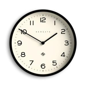 Reloj de pared moderno redondo en negro