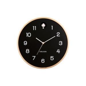 Reloj de pared redondo ø31,5cm - negro