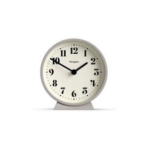 Reloj de repisa moderno en gris negro mate