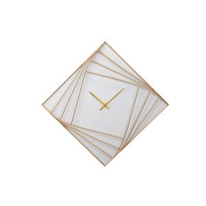 Reloj dorado de madera 85x6x85cm