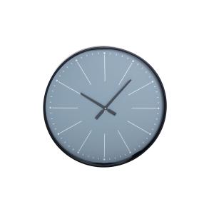 Reloj negro de cristal 60x6x60cm