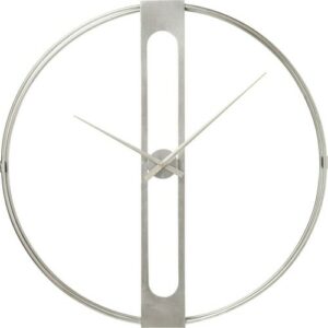 Reloj pared plata ø60cm