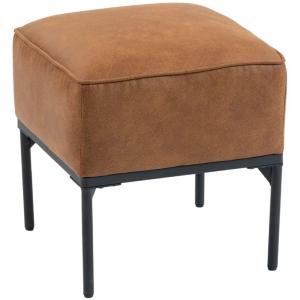 Reposapiés 40x40x46 cm marrón