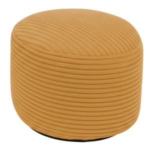 Reposapiés desenfundable de pana 55x30 cm amarillo