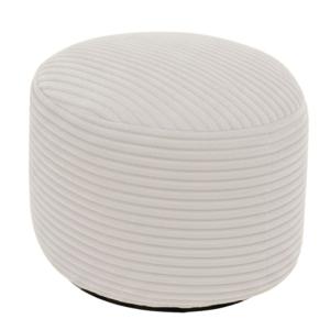 Reposapiés desenfundable de pana 55x30 cm beige