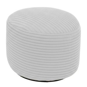 Reposapiés desenfundable de pana 55x30 cm gris claro