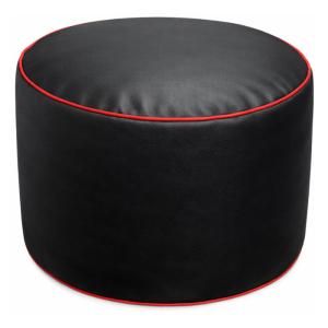 Reposapiés gaming polipiel 50x30 cm rojo