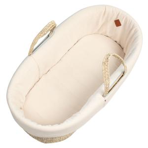 Revestimiento para moisés de gasa de algodón  Beige