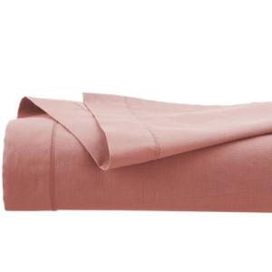 Sábana algodón rosa 90x190cm