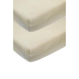 Sabana bajera ajust. Cuna 60 pack 2 sand